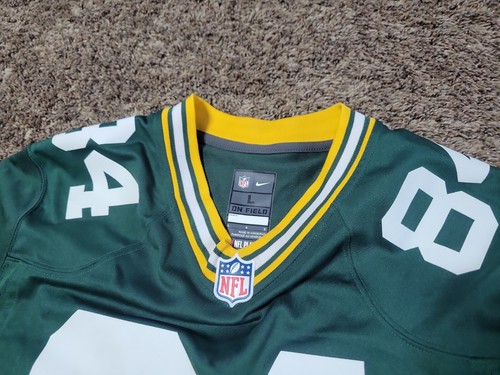 Nike Green Bay Packers Jarred Abbrederis NFL Football Jersey Mens Sz L RARE - Picture 5 of 8