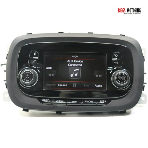 2014-2015 Fiat 500 Radio Stereo Information Display Screen 07356051030 - Picture 5 of 12