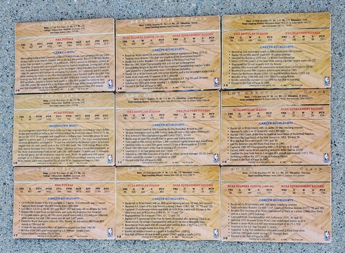 1993 Juego de cartas coleccionables de la NBA lleno de acción Larry Bird Set edición periodista - Imagen 8 de 10