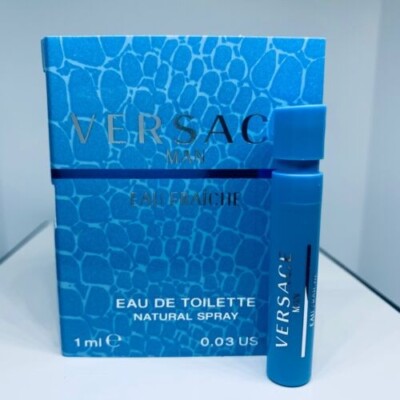 VERSACE Eau Fraiche 100ml 試供品セット Amazon.com: Versace Man by Versace Vial (sample) Eau Fraiche