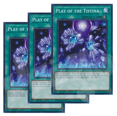 Yugioh - Play of the Tistina x 3 - 1st Edition NM - Plus Free Holographic Card | eBay Yugioh - Play of the Tistina x 3 - 1st Edition NM - Plus Free Holographic Card | eBay