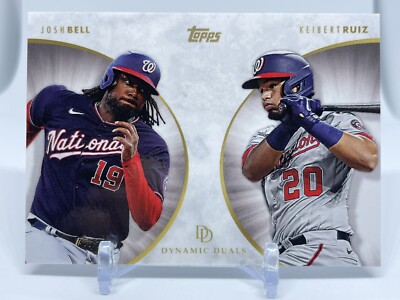 2022 Topps Dynamic Duals - Josh Bell & Keibert Ruiz - Washington Nationals