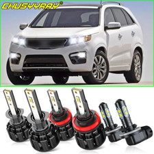 Para For Kia Sorento 2011 2012 2013 Led Faro Altobajo Bombillas Antiniebla