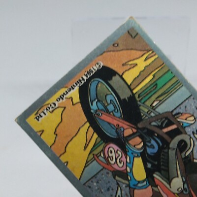 Excite Bike Menko Card Famicom Nintendo NES Japanese Retro Vintage