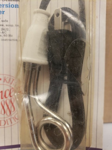 Ekco Vintage Immersion Heater for Coffee Tea Soup 1986 Still Sealed - Picture 3 of 5