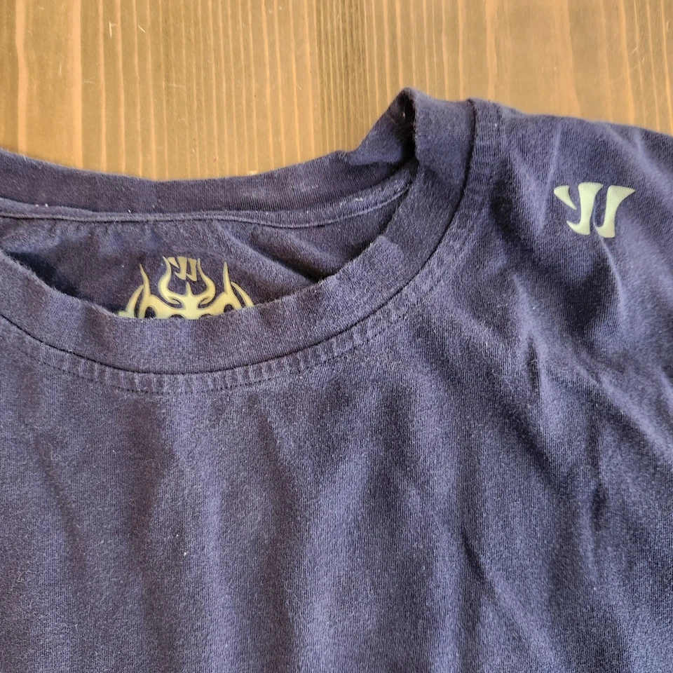 Camiseta RARA Guerrero Ropa Deportiva Atletismo Azul Marino Entrenamiento Manga Larga Talla XL Foto 3 de 4