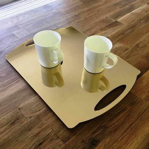 Rectangular Flat Hand Held Serving Trays - Many Colour Choices - Picture 7 of 26