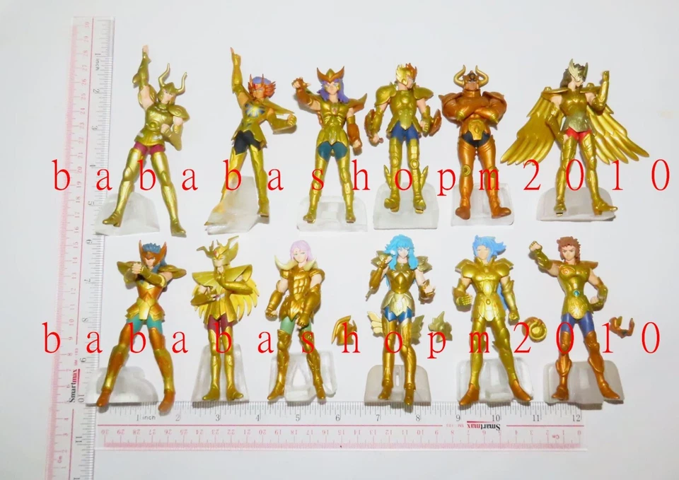 Figura Horóscopo Tela Dorada Bandai Saint Seiya gashapon (juego completo de 12 figuras) Foto 2 de 4