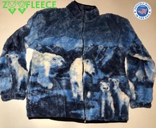 Chaqueta polar bereber azul polar ZooFleece abrigo activo suéter regalo S-L