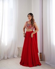 Bridal Ready Made Lehenga Pakistani Lengha Choli Indian Wedding Party Bollywood