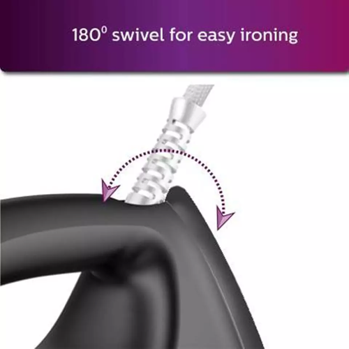 Philips Dry Iron Non-Stick Heavy Soleplate & High Performance 1000 W Black Color - Picture 6 of 6