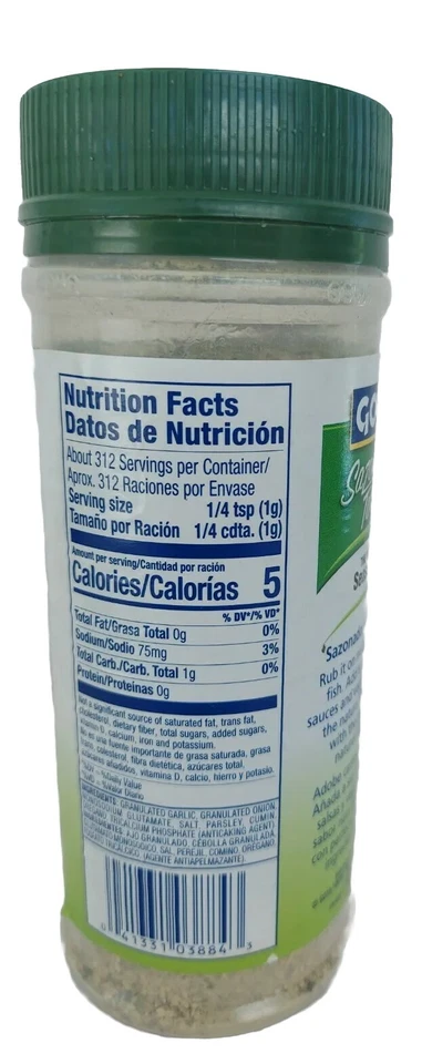 (4 peças/11 oz cada.) Goya Tempero Total Original Alho Cebola Sazonador Total - Imagem 4 de 4