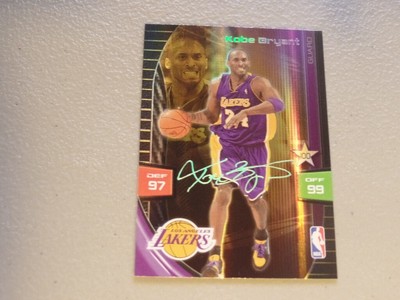 KOBE BRYANT 2009-2010 PANINI GOLD EXTRA SIGNATURE nba BASKETBALL 
