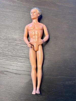 Ken Barbie Mattel Puppe Anzieh Modepuppe 30 cm Haare blond Körper 1968