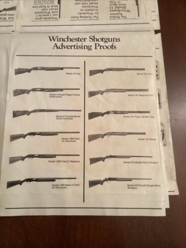 3 Winchester Advertising Posters Bullet Board Poster Shotguns Hunting Shells - Picture 2 of 12