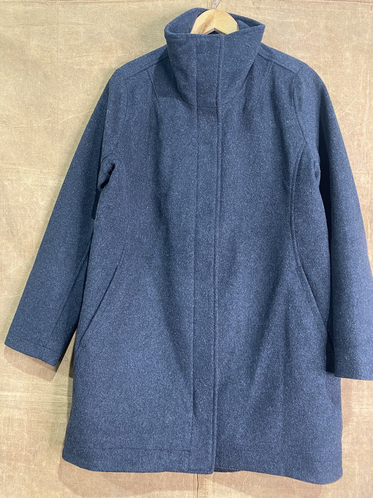 Pendleton Wool Overcoat Jacket Glacier Stripe Gre… - image 1