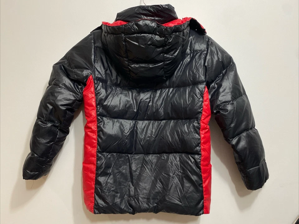 Chaqueta acolchada Polo de Ralph Lauren para niños y jóvenes talla 14/16 grande roja negra Foto 2 de 4