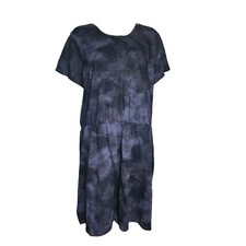 OLD NAVY Grey Gray Short Sleeve Pullover Elastic Waist Dress Womens Size XXL
