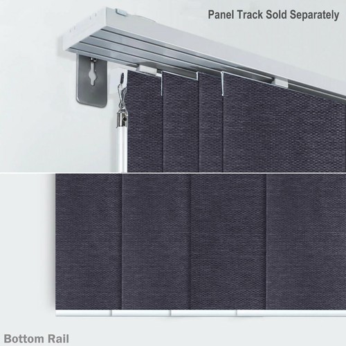 Pasadena Blockout Panel Glide Fabric Panel Trimmable Natural Woven Fabric 55x240 - Picture 21 of 30