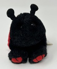 Puffkins Ladybug Magnet Swibco MJC 1994 Plush Stuffed Animal Toy 3  Vintage Bug