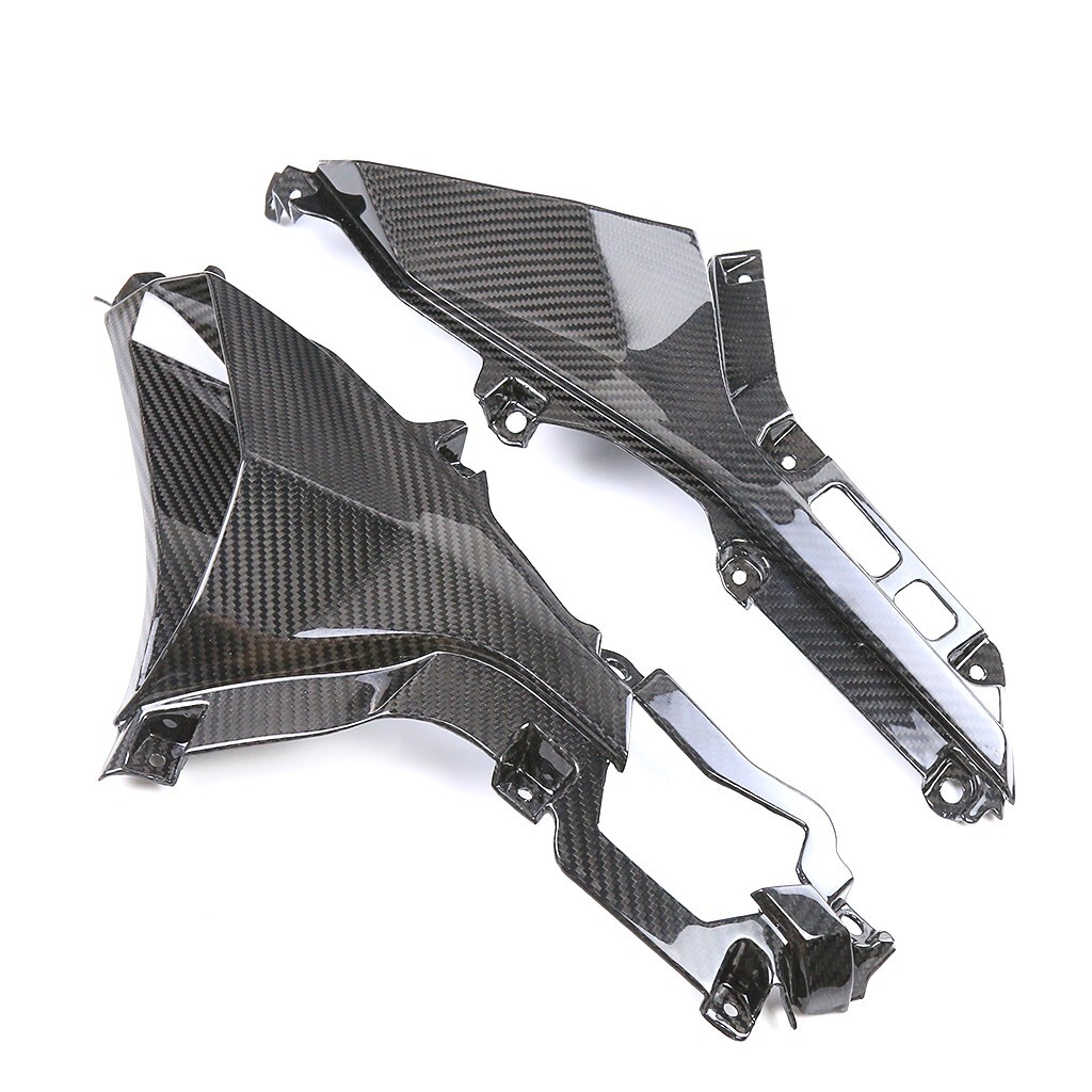 2023-2024 For Kawasaki ZX4R ZX-4RR Carbon Fiber Side Panels