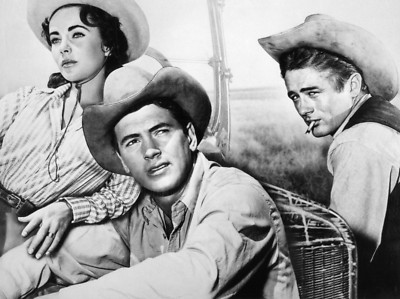 * James Dean / Elizabeth Taylor / Rock Hudson 4x6  Giant  Hollywood Movie