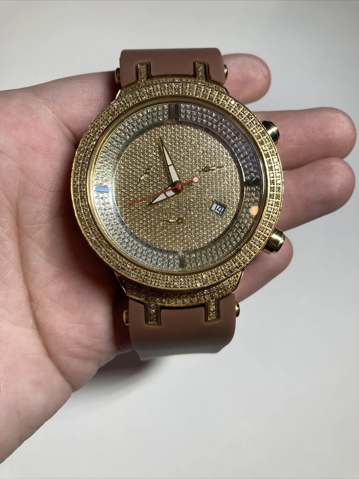 JOE RODEO MASTER All Stainless Steel w/ Diamonds Chronograph Swiss Men’s Watch - Image 2 of 4