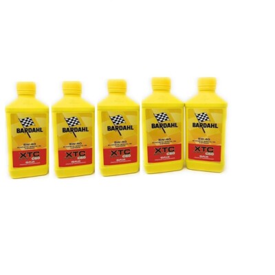 5 Liter Motoröl 4T BARDAHL XTC C60 5W40 Synthetisch Für Scooter
