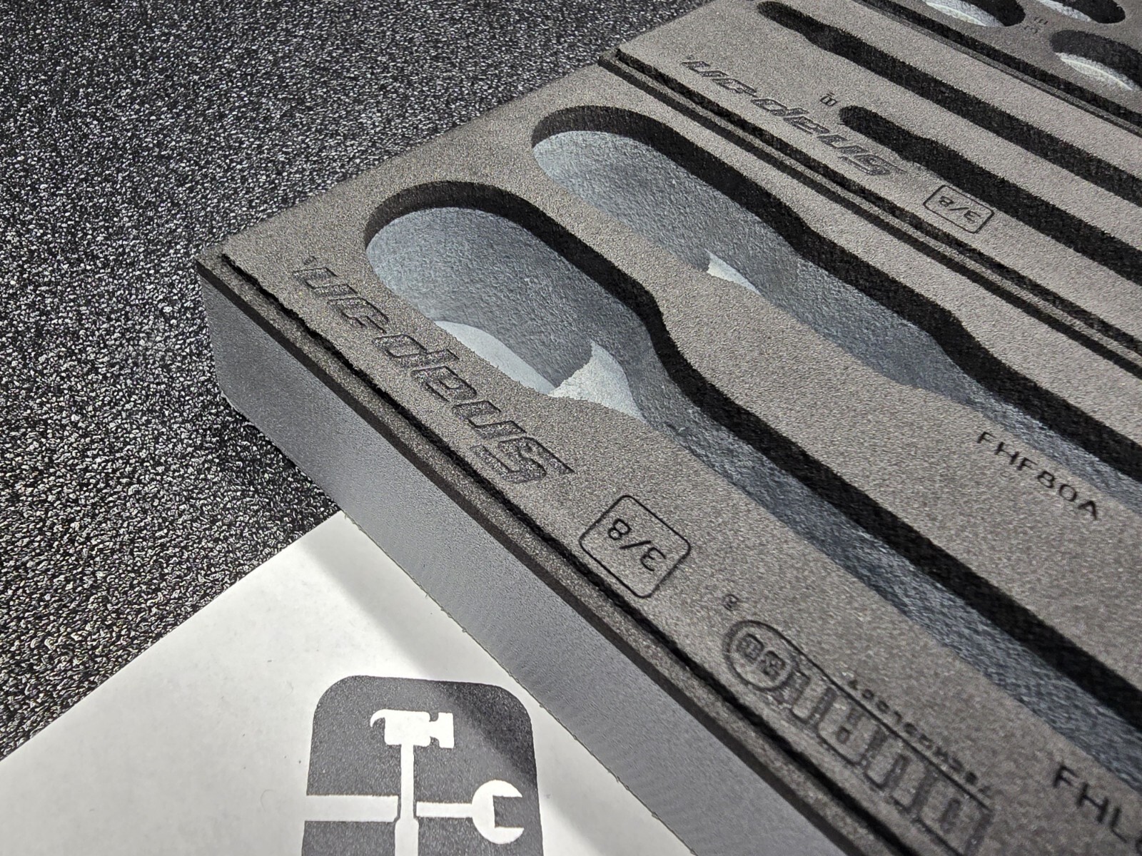 Snap-on Tools TITANIUM 3/8" Dr SAE & Metric Essential Set 253GSS05FDT FOAM ONLY