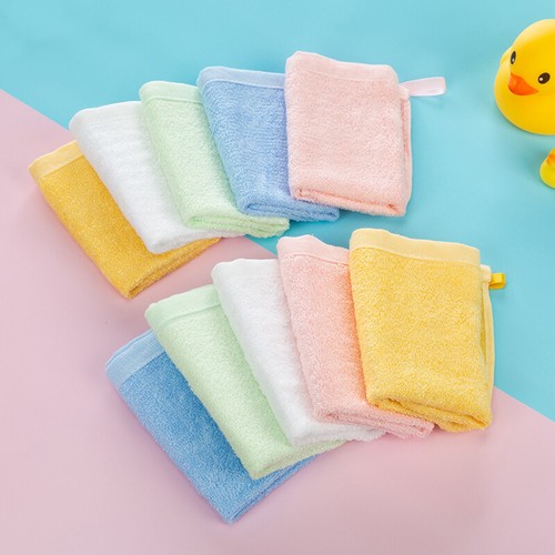 10PCS Asciugamano Bambino Quadrato 25x25cm Fazzoletto per Infranti Saliva Burp Salviette Panno - Foto 2 di 23