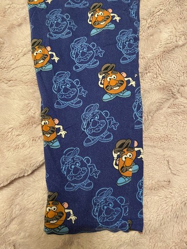 Pantalones de pijama de algodón Hasbro Mr Potato Head 2002 vintage S/M - Imagen 5 de 5