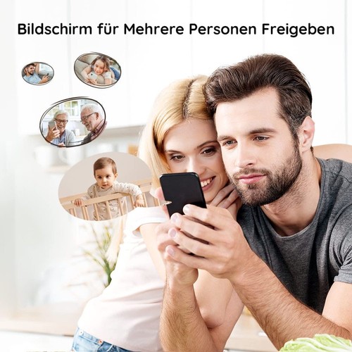 Babyphone mit Kamera WLAN WIFI 2,0"~5,0" Bildschirm Ton & Bild Temperaturanzeige - Imagen 8 de 48