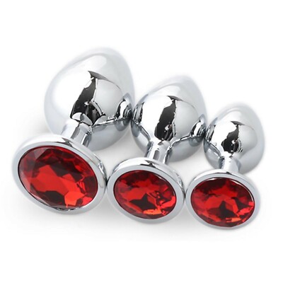 3 Especificaciones Del Plug Anal Con Forma De Diamante De Metal, Para Hombres Y Mujeres - Foto 9