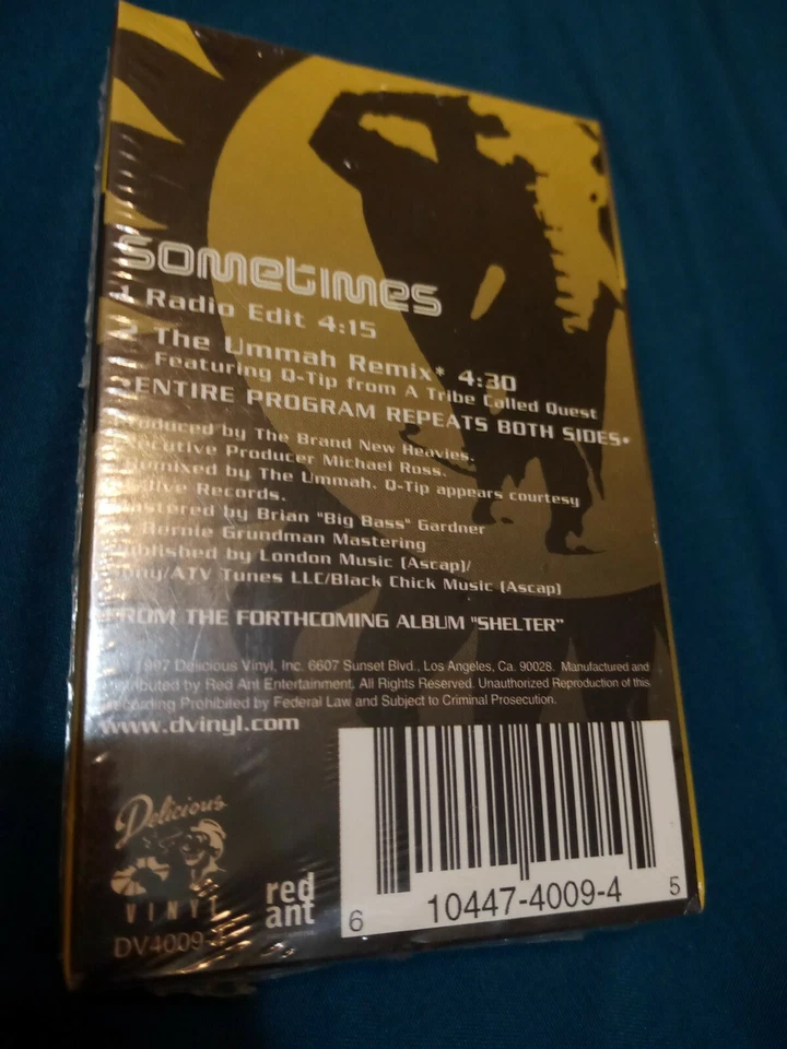 NEW The Brand New Heavies Sometimes 1997 Cassette Tape Single Rap Hiphop - Image 3 of 4