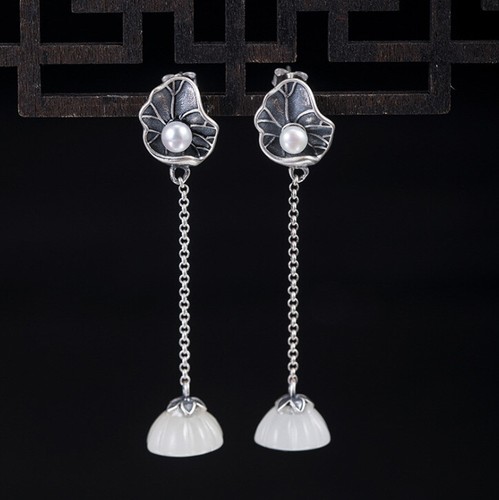 JO WISDOM Orecchini In Argento 925 Con Perla Bianca/Nera 8mm E Zirconia Cubica 3A – Eleganti, Ipoallergenici, Regalo Per Donna - 2