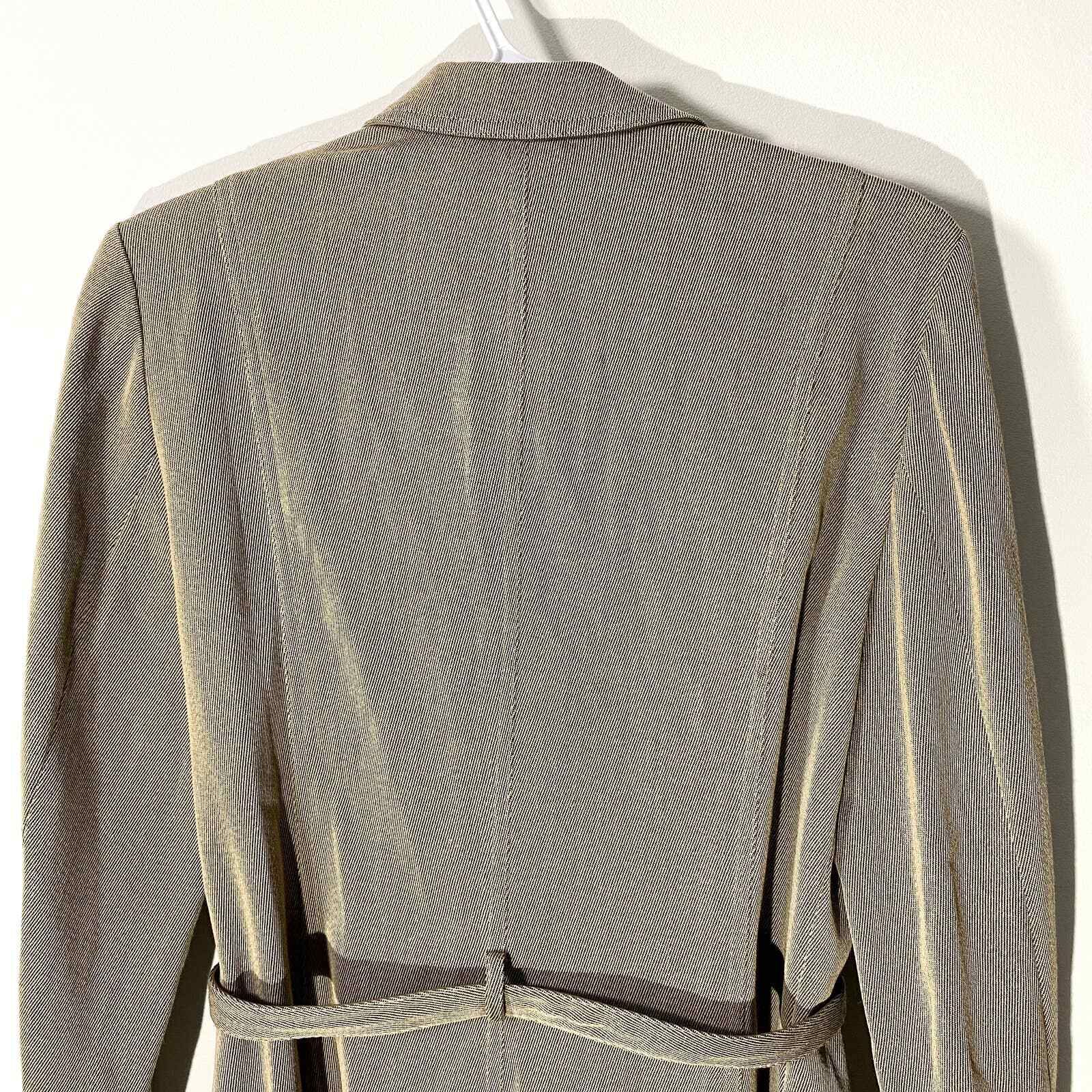 Light Jacket with belt by Worth Size 4 Light Brown - image 6