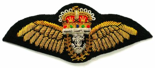 ROYAL MARINE Flotte LUFTARM BARRENDRAHT PILOTEN WING KÖNIG KRONE handgefertigt - Bild 2 von 2
