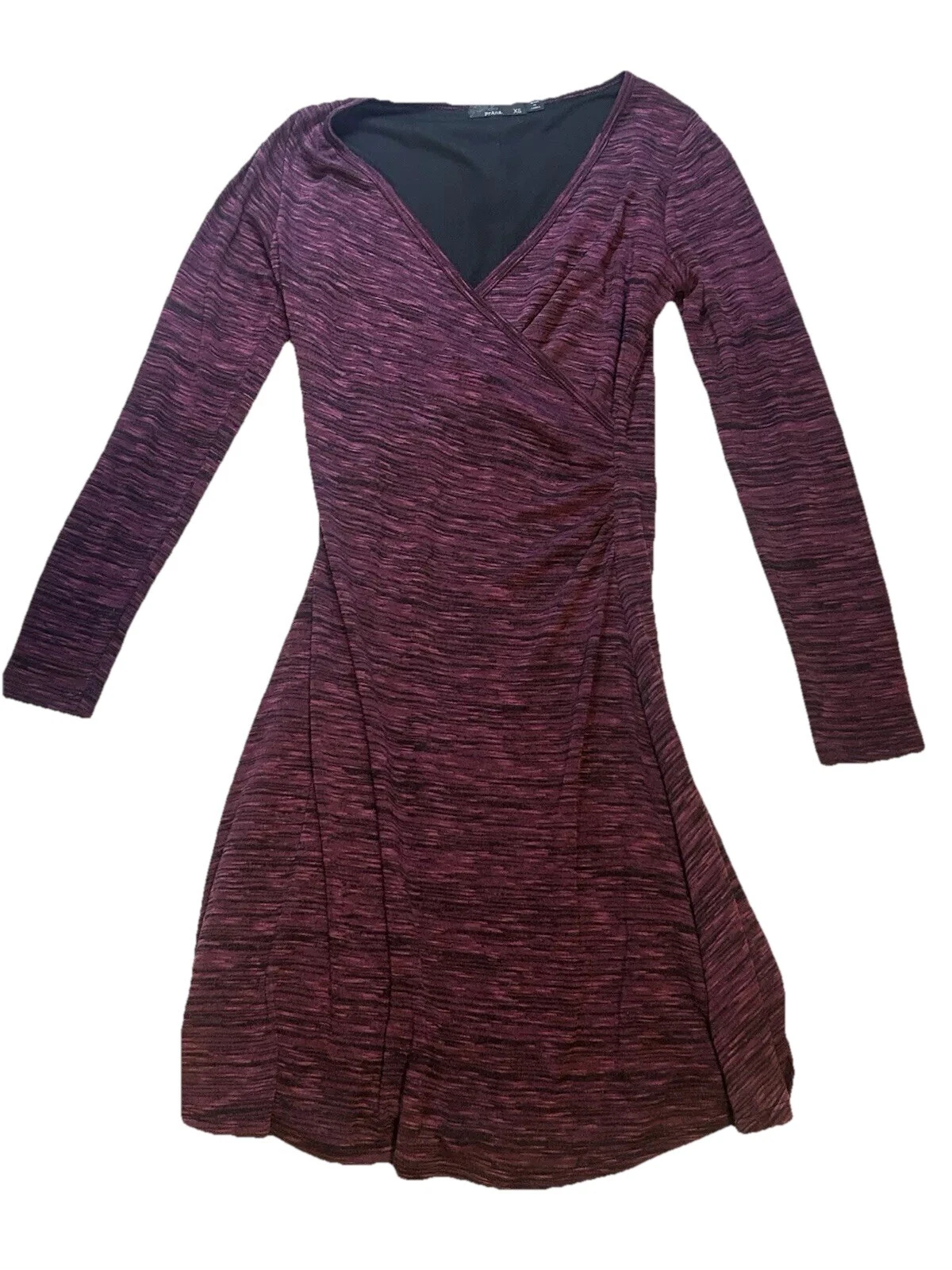 prana faux wrap side outdoors dress