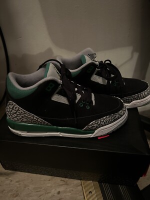 NIKE 21年製 AIR JORDAN 3 RETRO PINE GREEN Nike Air Jordan 3 Retro Pine Green Black Sneakers OG 398614