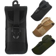 Tactical MOLLE Glasses Pouch Outdoor Sunglasses Durable Army Flashlight Case Bag