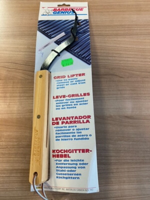  Grill Lifter, Gussplattenheber 34 cm, Grillzubehör