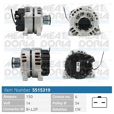 Groupe électrogène MEAT & DORIA pour Citroën C-Crosser Enterprise EP_ 2.2 HDi Peugeot 207 - Photo 1/1