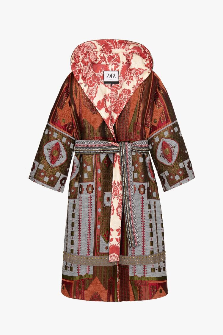 ZARA ATELIER JACQUARD COAT LIMITED EDITION image 7