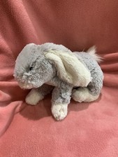 Jellycat Medium Loppy Silver Bunny  Jelly3500SH In Very Nice Clean Soft Cond