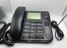 GE Thomson Model 29585FE1-A Black Corded Desktop Phone w/ Caller ID & Speaker