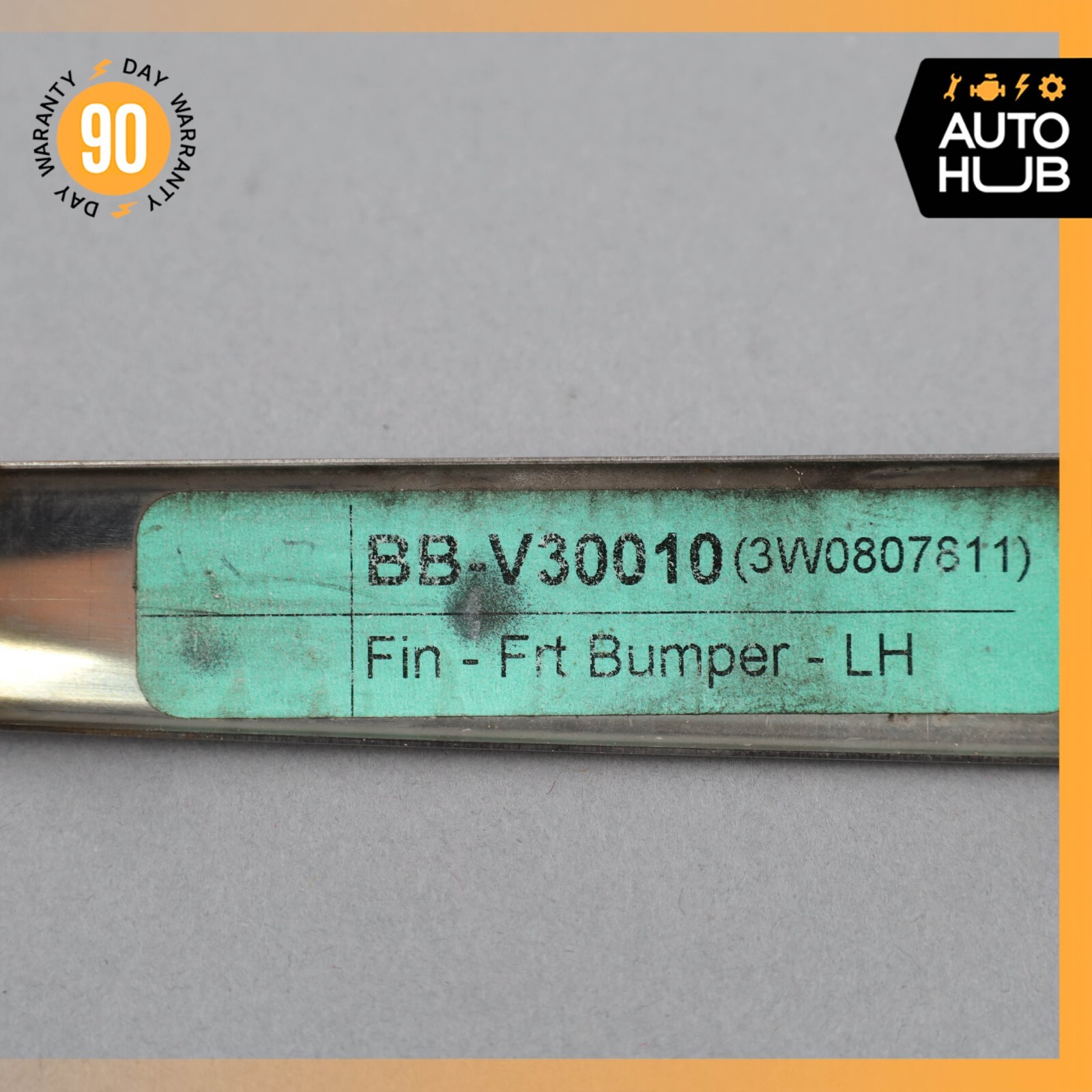 03-10 Bentley Continental GTC GT Front Left Side Bumper Molding Trim OEM
