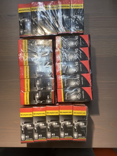 Job Lot 100x H3 Headlight Bulbs – 12V 55W Clear – Halogen Car Light Lamps - Picture 6 of 6