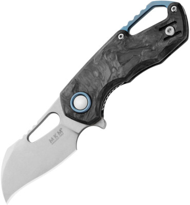 New MKM-Maniago Knife Makers Isonzo Linerlock Hawkbill CF Folding Pocket Knife