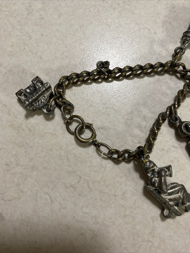 Vintage Retro 1950-60s Era Photography Movies Charm Bracelet With 5 Charms - Picture 9 of 9