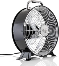 High Velocity Powerful  Quiet Dual Speed Compact Design Durable Metal Drum Fan